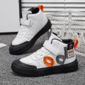 Miniatyrbild 4 av 5: Sneakers för barn Halkfria lätta sportlöparskor Frk088 Orange 34