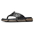 Miniatyrbild 2 av 5: Herrtofflor Kohudssandaler Flip-flops Mode Beach Shoes 1G2110 41