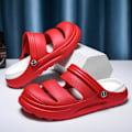 Miniatyrbild 2 av 4: Herr Dam Strandtofflor Mode Sandaler Utomhus Inomhusskor 2766 Red 36-37