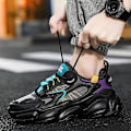 Miniatyrbild 5 av 5: Herr Sport Löparskor Mode Trend Sneakers Frs607 Black 41