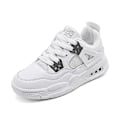Miniatyrbild 1 av 5: Barn Sneakers Andas Pojkar Flickor Skateboard Skor Löparskor Yj999 White 34