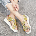 Miniatyrbild 3 av 3: Damsandaler Casual Andas strandskor 808 Yellow 39