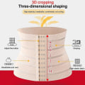 Miniatyrbild 5 av 5: Waist trainer Korsett Top Body Shaper Slimming Bälte Korsett Damer Shapewear Mage Postpartum Mage Korrigerande Modellering Strap,beige 02