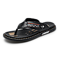 Miniatyrbild 1 av 4: Herrtofflor Halkfria sandaler Mode strandskor för kvinnor 20513 Black 42