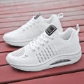 Miniatyrbild 2 av 4: Damsneakers Andas löparskor Mode Sportskor Halkfria 2K9916 White 35