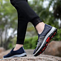Miniatyrbild 2 av 5: Sommar Mesh Män Skor Lättvikts Sneakers Herr Mode Casual Walking Skor 2G107 Blue 41