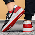 Miniatyrbild 4 av 5: Pojkar Sneakers Andas Flickor Skateboard Skor Löparskor 3D9877 Red 34