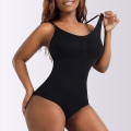 Miniatyrbild 1 av 4: Seamless Dam Fajas Body Slimming Waist Trainer Butt Lifter Push Up Corset Slim Shapewear Catsuit Body Shaper Underkläder,svart L
