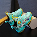 Miniatyrbild 5 av 5: Barn Pojkar Flickor Sneakers Andas löparskor Mode Sportskor 3As800 Cyan 32
