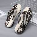 Miniatyrbild 3 av 5: Flip-flops herrtrosor Sandaler Komforttofflor för stranden 3Cx1667 Brown 45