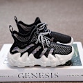 Miniatyrbild 3 av 5: Barnsneakers Löparskor som andas Mode Pojkar Flickor Sportskor 2Lta918 Black 34