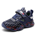 Miniatyrbild 1 av 5: Pojkar Flickor Sneakers Andas löparskor Mode Sportskor 3A172 Blue 36