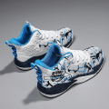 Miniatyrbild 3 av 5: Basketskor för pojkar Mode Halkfria sneakers Sportskor som andas 3B232 Blue 32