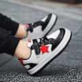 Miniatyrbild 4 av 5: Pojkar Flickor Sneakers Andas Skateboarding Skor Barn Löparskor 2366 BlackRed 34