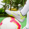 Miniatyrbild 5 av 5: Fotbollsskor för pojkar Halkfria fotbollsskor Klossar Gräs Fotbollssneakers Yj2026 White 39