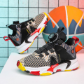 Miniatyrbild 2 av 5: Basketskor för barn Andas sneakers Trendiga casual Löparskor Yjw1568 BlackYellow 40