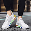 Miniatyrbild 4 av 5: Air Sports löparskor för herr Anti-halks sneakers 1Gf12 White 44
