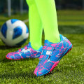 Miniatyrbild 5 av 5: Fotbollsskor för pojkar Halkfria fotbollsskor Klossar Gräs Fotbollssneakers Yj166 Pink 37