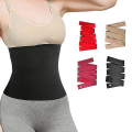Miniatyrbild 1 av 5: Invisible Wrap Waist Trainer Tejp Snatch Me Up Bandage Kvinnor Bantning Bälte Omlott Bälte Bastu Trimmer Bälte Wine Red 3M