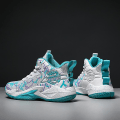Miniatyrbild 4 av 4: Basketskor för pojkar Mode Halkfria sneakers Sportskor som andas 3B232 Cyan 33