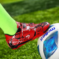 Miniatyrbild 4 av 5: Fotbollsskor för pojkar Halkfria fotbollsskor Klossar Gräs Fotbollssneakers Yj166 Red 38