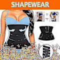 Miniatyrbild 1 av 3: Invisible Wrap Waist Trainer Tejp Snatch Me Up Bandage Kvinnor slimmande mage Wrap Bälte Bastu Trimmer (ruipei)