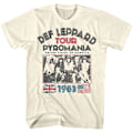 Miniatyrbild 1 av 5: 1983 Tour Def Leppard T-shirt Dark Gray XXXL
