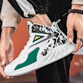 Miniatyrbild 4 av 5: Basketskor för män Mode Dam Sneakers Andas Sportskor 3Ad81 White 44