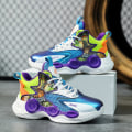 Miniatyrbild 4 av 5: Basketskor för barn Mode Pojkar Flickor Sneakers Sportskor som andas 2Lb2205 Purple 34