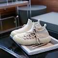 Miniatyrbild 5 av 5: Sneakers för barn Andas löparskor Mode Pojkar Flickor Sportskor 2Lk8-2 Beige 34