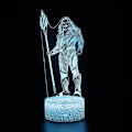 Miniatyrbild 1 av 5: 3D-lampor med fjärrkontroll, LED-lampa 16 färger Ljus Dimbar Touch Switch USB / batteriinsats, Bi