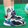 Miniatyrbild 5 av 5: Basketskor för barn Mode Halkfria sneakers Andas sportskor A02 Purple 32