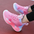 Miniatyrbild 4 av 5: Basketskor för barn Mode Halkfria sneakers Andas Pojkar Flickor Sportskor 998 Pink 33