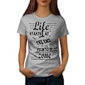 Miniatyrbild 1 av 3: Life End Confort Slogan Dam Gråskjorta M