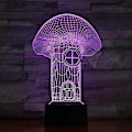 Miniatyrbild 2 av 2: Svamp 3d Led Nattljus Sovrumsbordslampa Färg ändras