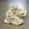 Miniatyrbild 2 av 5: Barn Sneakers Pojkar Basketskor Halkfria Barn Sportskor 3Bk10 Beige 32