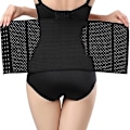 Miniatyrbild 3 av 5: Korsettbälte för kvinnor i waist trainer : Underkläder Sport Mage Control Long Torso Shapewear BLACK 4XL