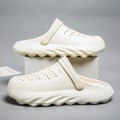 Miniatyrbild 3 av 5: Strandtofflor för män Modesandaler Utomhus Halkfria inomhusskor 3B8811 Beige 40-41
