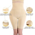 Miniatyrbild 5 av 5: Shapewear Vadderad Butt Lifter Trosor High Waist Trainer För Kvinnor Magkontroll Kroppsformare Höftförstärkare Lår Slim BLACK 3XL