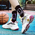 Miniatyrbild 4 av 5: Basketskor för män Andas Sneakers Löparskor 3Aha502 WhiteYellow 44