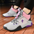 Miniatyrbild 5 av 5: Basketskor för män Mode Dam Sneakers Andas Sportskor 3A816 Purple 36