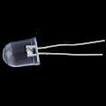 Miniatyrbild 5 av 5: 20st 10mm 0,5w Vit 290 000 mcd 40° Large Chip Ultra Bright LED-lampor
