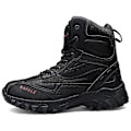 Miniatyrbild 2 av 5: Män High Top Taktiska Militär Stövlar Utomhus Andas Mesh Sneakers 0L523 Black 44