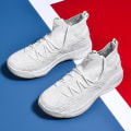 Miniatyrbild 4 av 5: Basketskor för män Andas Sportskor Sneakers Löparskor 2D6907 White 44