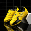 Miniatyrbild 3 av 5: Fotbollsskor för barn Pojkar Flickor Fotbollsskor Grästräning Sport Skor Sneakers Yj22030 Yellow 30