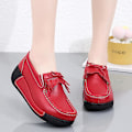Miniatyrbild 3 av 5: Damer Casual Mode Skor Loafer Skor Mamma Skor 3Au18798 Red 40