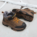 Miniatyrbild 4 av 5: Pojkar Flick Sneakers Andas löparskor Barn Vinter Bomullsskor 833 DarkBrown 34