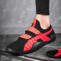 Miniatyrbild 5 av 5: Tyngdlyftningsskor för män Andas Sneakers Löparskor 3A1030 BlackRed 40