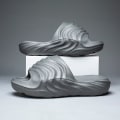 Miniatyrbild 4 av 5: Strandtofflor för män Modesandaler Utomhus Halkfria inomhusskor 3B3069 Gray 37-38