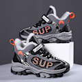 Miniatyrbild 4 av 5: Pojkar Flickor Vandringsskor Andas Sneakers Halkfria vinterskor för barn 1205 Gray 32